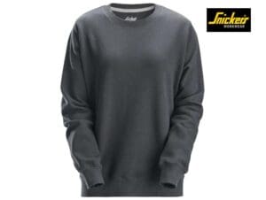 Snickers-2827-Dames -Sweatshirt_Steel Grey-5800-Voorkant