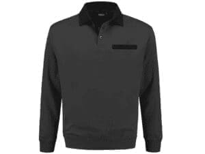 Indushirt PSW 300 Polo-sweater anthracite_black_front2