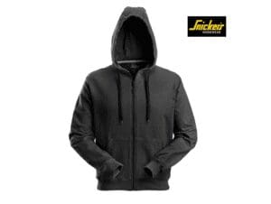 snickers-2801-classic-zip_hoodie_0400_zwart