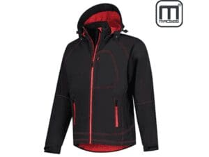 Macseis-MS10003-Outlook-Two-Tone-Protech-8000-5000-Stretch-Soft-Shell-Jacket_Mac-Black-Flash-Red-Front