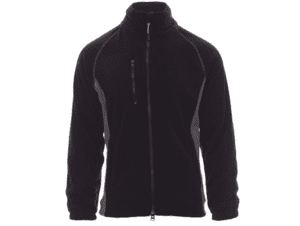 Payper Heren Fleece Vest Aspen+_Zwart-Staalgrijs-001004-0069