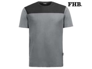 FHB-Heren-T-shirt-Knut-822200_Grijs-Zwart