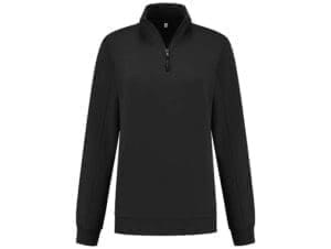 SANTINO ZIPSWEATER ROSWELL LADIES LADIES FIT_1232730-Black-Voorkant