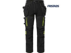 Fristads-129487-940-WERKBROEK STRETCH 2566 STP_940-Zwart-Voorkant