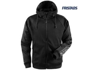 Fristads-131139-SWEATJACK MET CAPUCHON 7464 SSL_940-Zwart-Voorkant