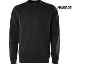 Fristads-131158-941-GREEN SWEATSHIRT 7989 GOS_940-Zwart-Voorkant