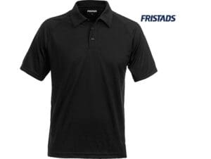 Fristads-100215-COOLPASS FUNCTIONEEL POLOSHIRT 1716 COL_940-Zwart-Voorkant