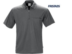 Fristads-100470-COOLMAX® FUNCTIONEEL POLOSHIRT 718 PF_930-Grijs-Voorkant