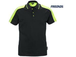 Fristads-111262-STRETCH POLOSHIRT 7448 RTP_940-Zwart-Voorkant